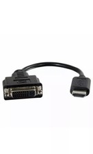 Image of C2G (0.2m) HDMI (Male) to Single Link DVI-D (Female) Adaptor Cable