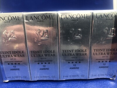 Lancome Teint Idole Ultra Wear LSF15 Farbton 12 Ambre - 12 x 5ml (60ml) VERSIEGELT