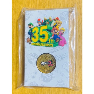 Nintendo Splatoon x Super Mario Bros. 35th Anniversary Premium Medal NEW IM1921