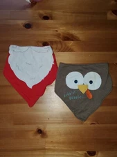 Just One You Holiday Bibs - Thanksgiving and Christmas