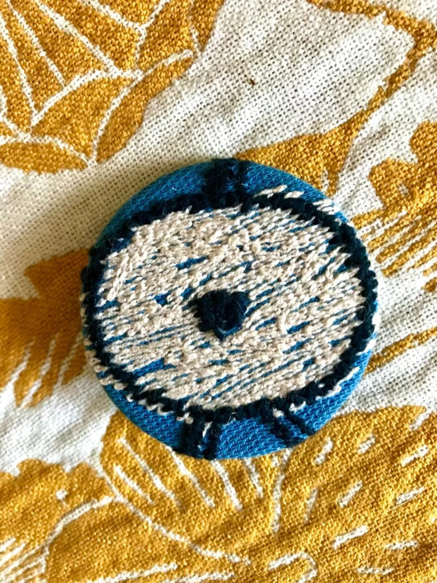 Mina Perhonen fabric brooch pin copain call japan