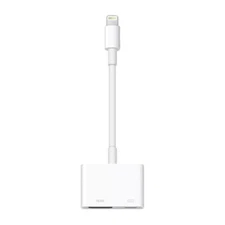 Genuine Apple Lightning to Digital AV Adapter (HDMI) (MD826AM/A) - White