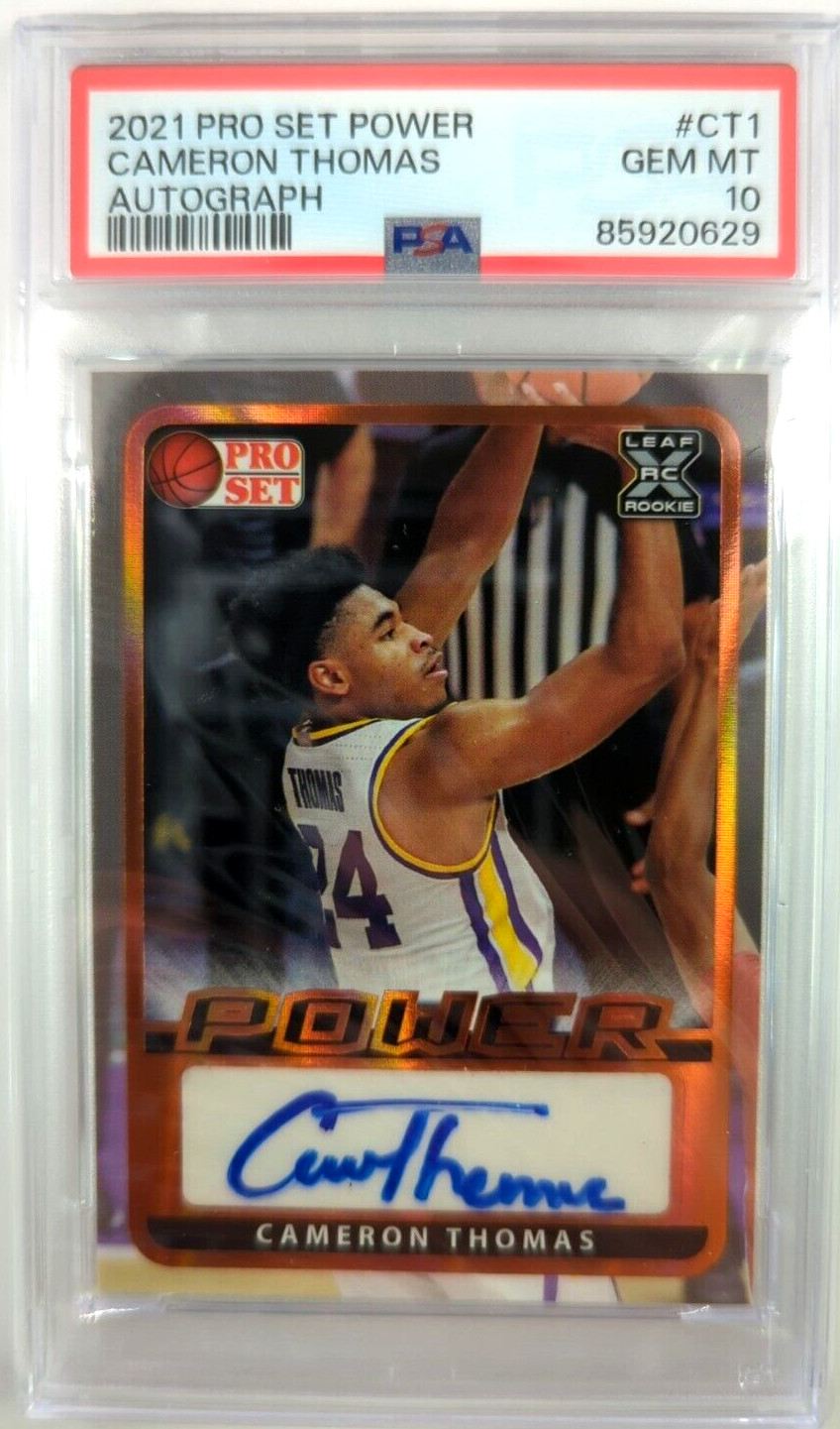 その他 Impeccable CAMERON THOMAS RC AUTO /10 NBA CARDS PSA 10 AUTO Impeccable CAMERON THOMAS RC AUTO /10