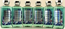 QTY 6 - Bath & Body Works MOONLIGHT PATH Body Wash Shower Gel Shampoo 10oz