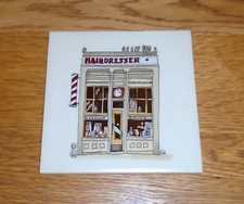 Vintage Pilkington's Studio Corner Shop Range Ceramic Wall Tile. Hairdressers 