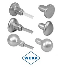 Türknopf Knopfdrücker Türklinke Türdrücker Türgriff Türknauf Aluminium WEKA