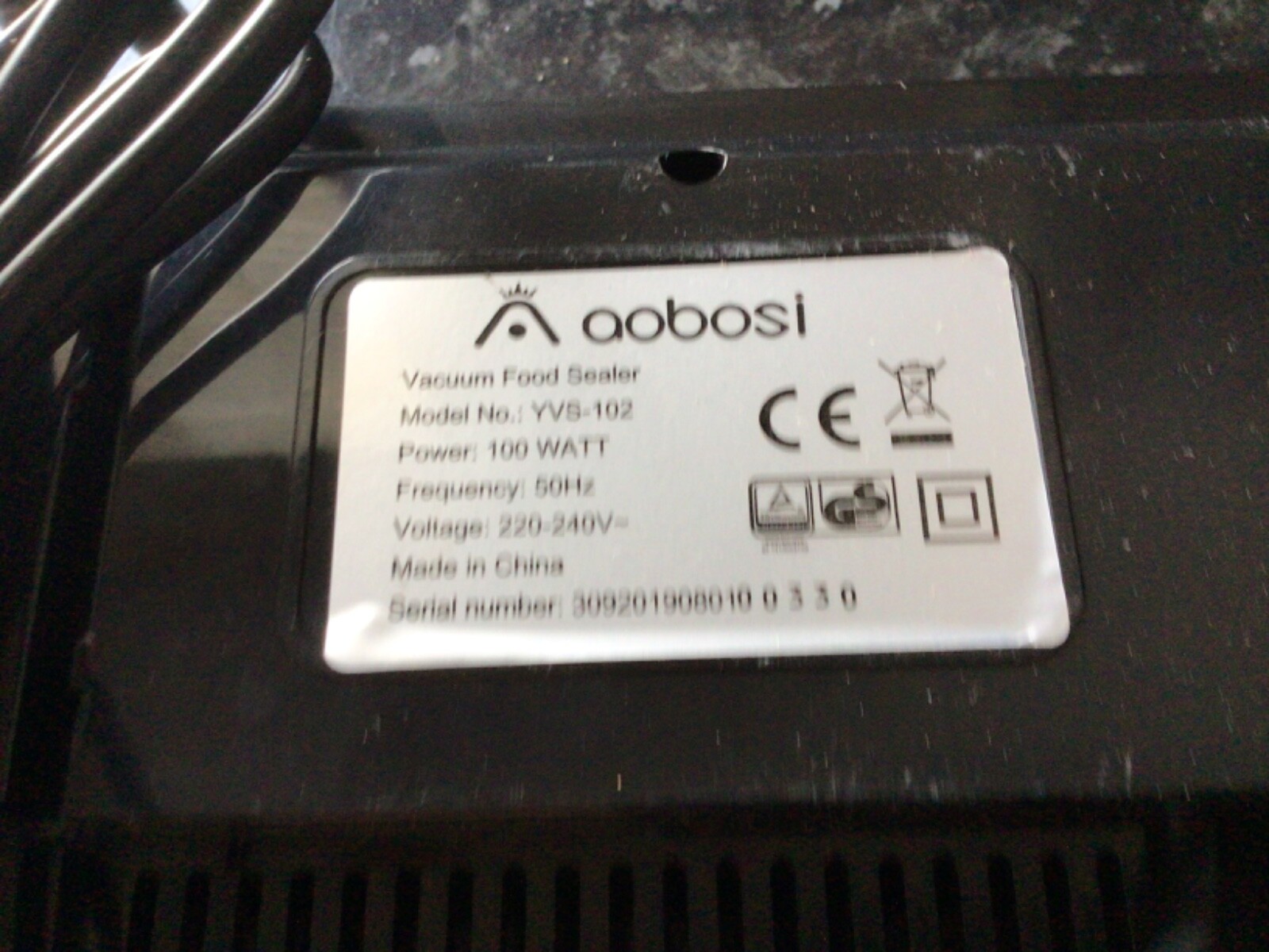 Aobosi Vacuum Food Sealer. Vacuum Sealer as pictures unused eBay