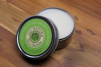 OLI LACKE Oli Natura Möbelwachs mit natürlichem Bienen- und Carnaubawachs, Naturwachs