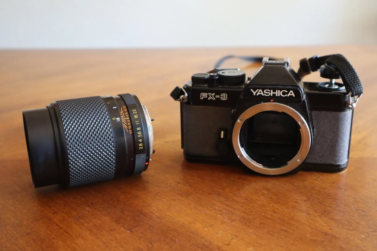 【実写確認整備品】ヤシカFX-3キャメルレザー仕様／トキナー28mmf2.8付 実写確認整備品】ヤシカFX-3キャメルレザー仕様／トキナー28mmf2.8付