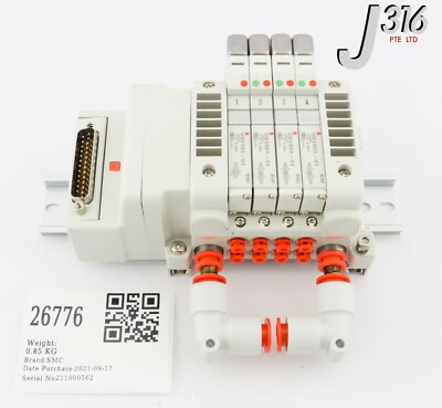 NKT 26776 SMC 4 SLOTS PNEU MANF ASSY W/ VQ1A01-51 VLVS VV5QC11-04