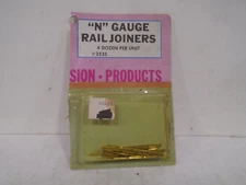 ATLAS #2535 PACKAGE OF 48 N GAUGE RAIL JOINERS CODE 80 NEW IN SEALED PKG.