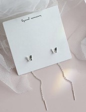 Long Tassel Butterfly Fashion Drop earrings for women