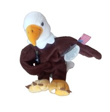 1999 Coca-Cola Reegle The Eagle 6" Plush Mini Bean Bag Stuffed Animal