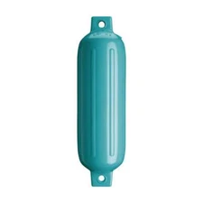 Polyform G-4 Teal Marine Ribbed Fender 6.5" Diam x 22" Tall 04-954-067