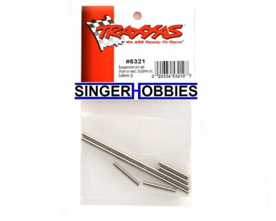 Traxxas 5321 Suspension Pin Set Front/Rear Hardened Steel 3x20mm