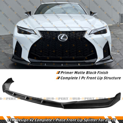 For 2021-25 Lexus IS300 IS350 CTM Design V2 Matt Black Front