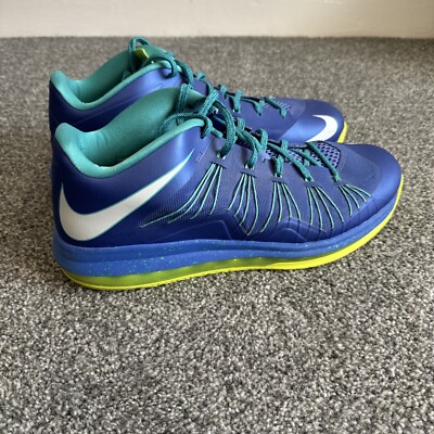 Nike Air Max Lebron X Low 'Sprite' Größe: UK 11 US 12 EUR 46 TOP Zustand