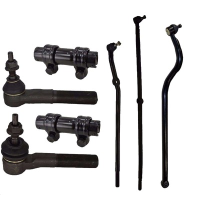 7PC Kit Dodge Ram 1500 2500 3500 2000-2002 Tie Rod Ball Joint Center Drag Link