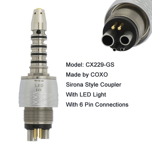 Yabangbang COXO accoppiatore rapido dentale 2 4 fori 6 pin per KAVO MULTIflex NSK Sirona - Foto 85 di 90