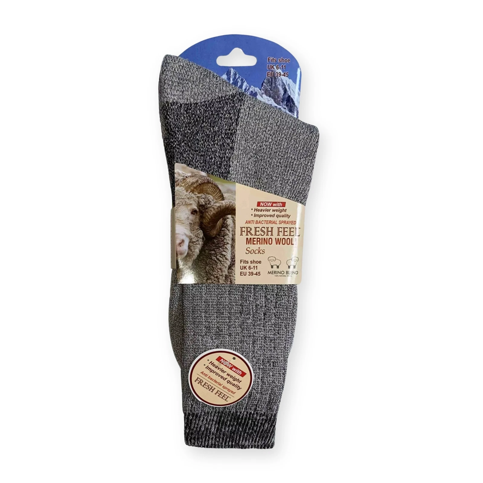 Military Boot Socks – Merino Wool Blend, Grey (12 Pairs)
Opens in a new window or tab