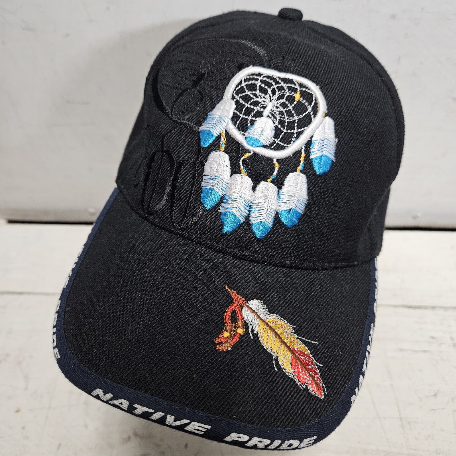2 Native Pride Embroidered Strapback Hats Indigen… - image 3