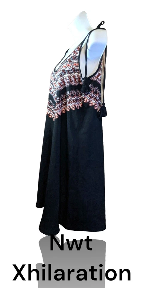 Nuevo con etiquetas Top Xhilaration Damas XS, Multicolor/Negro. H-3 Foto 4 de 4