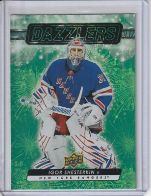 2023-24 Upper Deck Extended Series Dazzlers Green Igor Shesterkin #DZ109