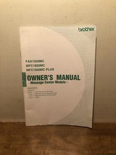 Brother Message Center Models Owner's Manual