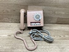 GTE Model 186 Rotary Dial Wall Mount 5-Station Telephone Beige 03B12PR3 CO
