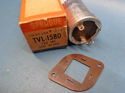 Condensateur Électrolytique Sprague TVL-1471 Twist Lok - NOS Dans Boîte D'Origine - Pour Restauration Audio Vintage