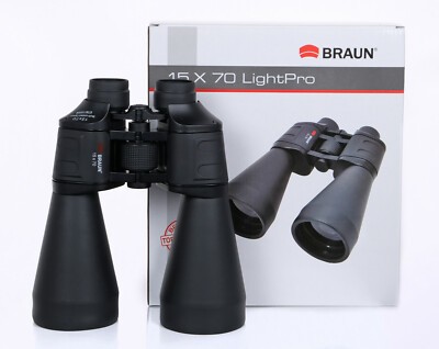 Braun Fernglas 15x70 Light Pro mit Tragetasche und Trageriemen vom Fachhändler