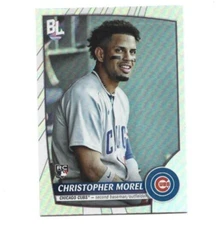 2023 Topps Big League Chicago Cubs Christopher Morel Foil Rookie card