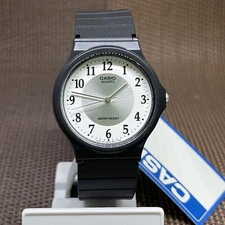 Casio MQ-24-7B3 Classic Standard Simplistic Black Resin Quartz Analog Watch