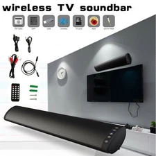 Wireless Surround Sound Bar Speaker System BT Subwoofer TV Home Theater Remote