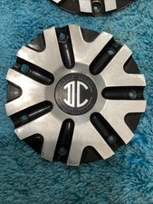 2 Crave Wheels Silver Gloss Black Custom Wheel Center Cap C704302bm 1piece