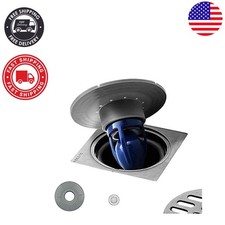 Patented Egg Structure Floor Drain with Fast Drainage and Self-Cleaning Feature