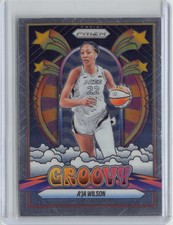 2025 Panini Prizm WNBA #1 A'ja Wilson Groovy