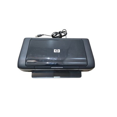 HP OfficeJet H470 Travel Mobile Color Printer W/ External Battery & Cords
