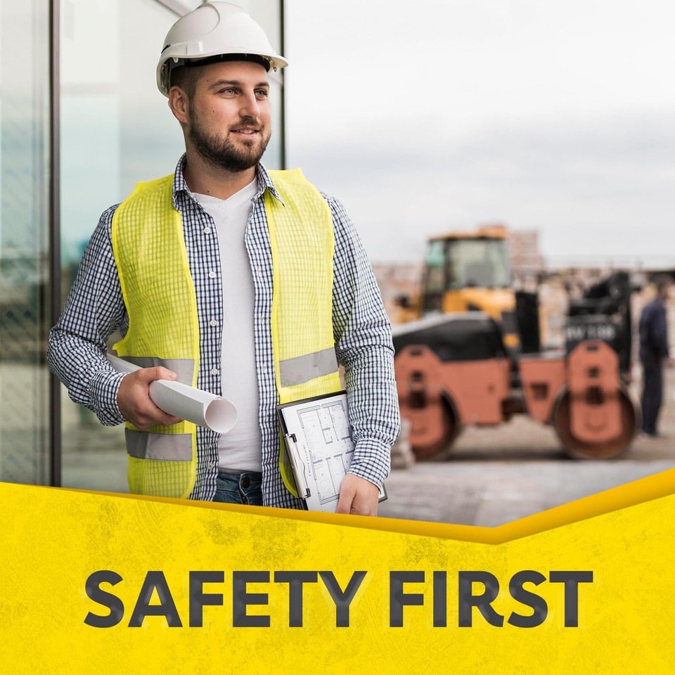 Safety Vests 10 Pack - Yellow Reflective High Visibility, Hi Vis Silver ...