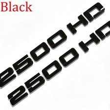 For Silverado 2500hd Emblem Door Side Nameplate Badge 2500hd Letters Gloss Black For Silverado 2500hd Emblem Door Side Nameplate Badge 2500hd Letters Gloss Black
