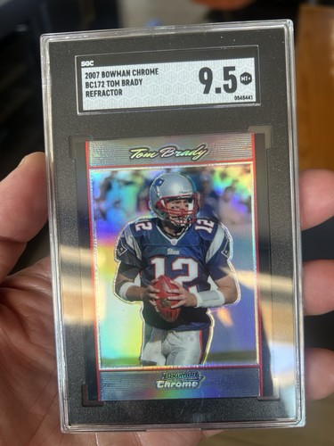 Tom Brady [Refractor] #BC172 2007 Bowman Chrome card