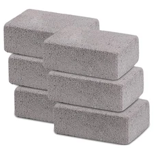 6 Pack Grill Cleaning Brick/Grill Griddle Cleaning Brick Block - Pumice Stone...