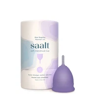 Saalt Soft Menstrual Cup Size Regular Mountain Iris