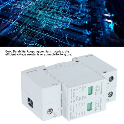 Protective Device 2P Voltage Protection Arrester Protector 20kA 220V SET