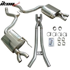 Fits 15-17 Ford Mustang Gt Thunderbird Style Header Catback Exhaust Mufflers Kit Fits 15-17 Ford Mustang Gt Thunderbird Style Header Catback Exhaust Mufflers Kit