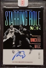 Paolo Banchero 2024-25 Noir Starring Role Auto 01/49 SSP On Card Magic Encased 
