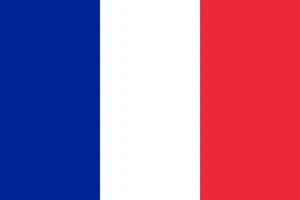 French France Flag Self Adhesive Sticker