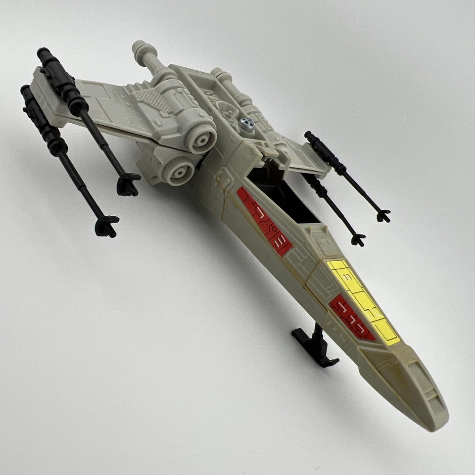 Vintage Star Wars 1982 Micro Collection X Wing Fighter Vehicle Missing Canopy - Image 3 of 4