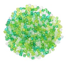 2000Pcs Glass Seed Beads 3mm Mini Glass Seed Spacer Bead Green Color