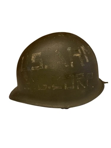 Vintage M1 Steel Military U.S. ARMY Helmet  World War 2? WWll ~ SIG. CORP ~